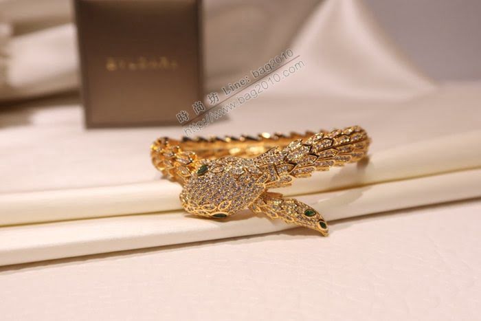 Bvlgari飾品 寶格麗蛇手鐲 Serpenti高級珠寶手鐲  zgbq3131